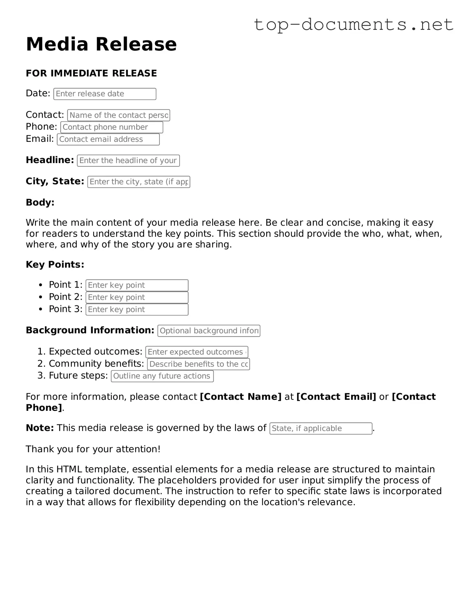 Attorney-Verified Media Release Form