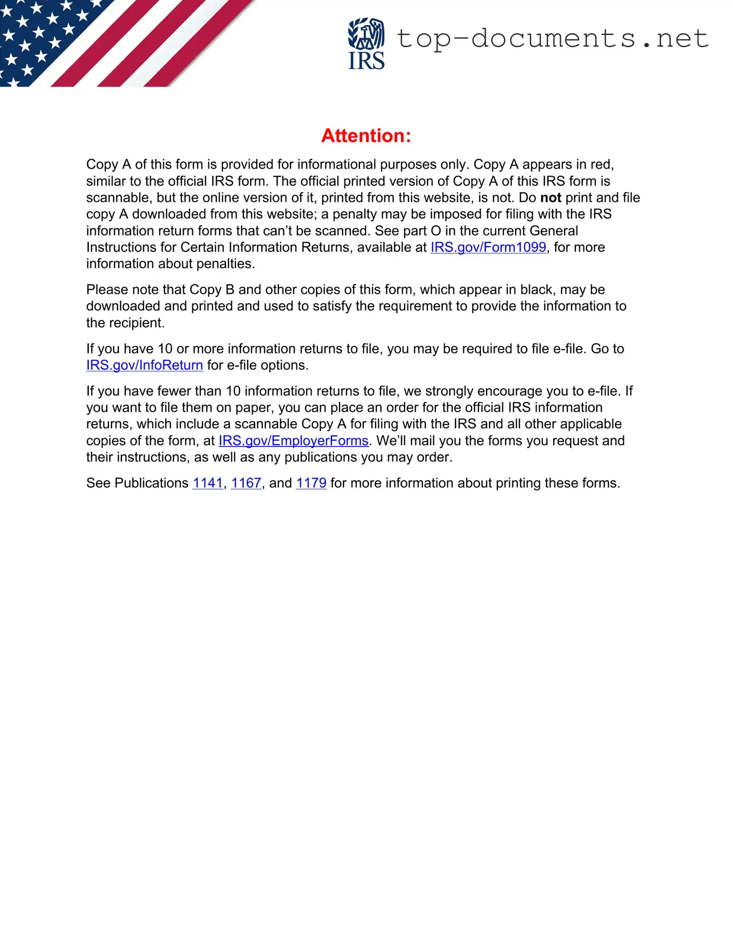 Free IRS 1099-MISC PDF Form