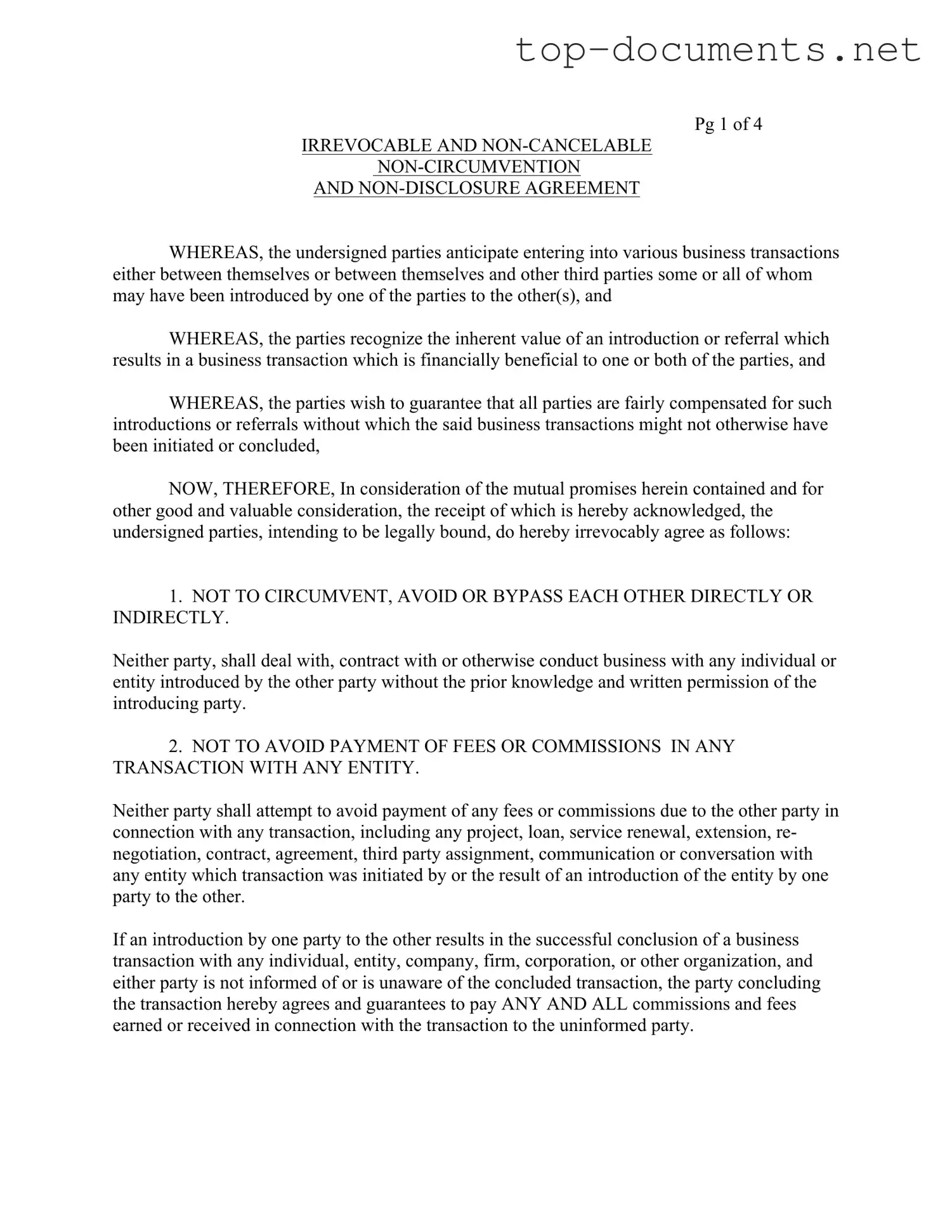 Free Ncnd PDF Form