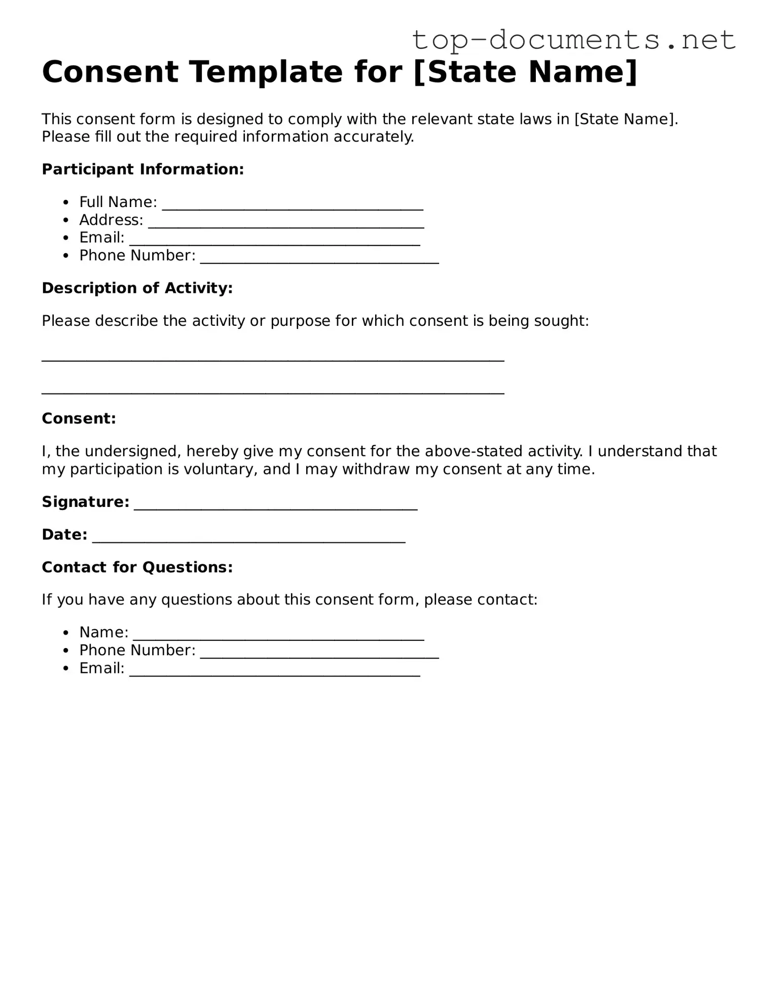 Attorney-Verified Consent Form