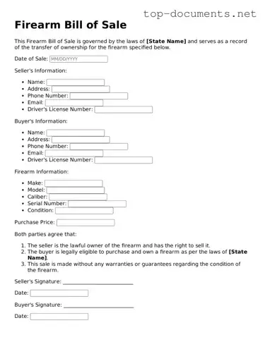 Attorney-Verified Firearm Bill of Sale Form