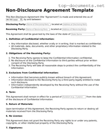 Attorney-Verified Non-disclosure Agreement Form