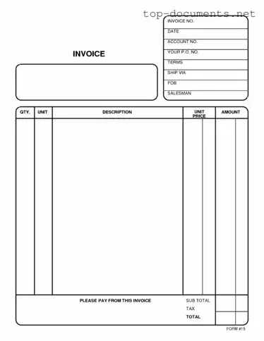 Free Free And Invoice Pdf PDF Form